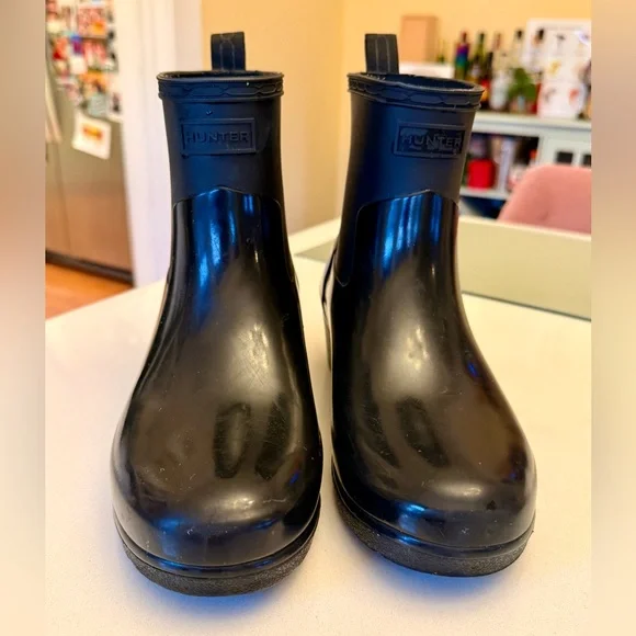 Hunter Original Refined Mixed Finish Waterproof Rain Boot (Women) - Picture 5 of 5